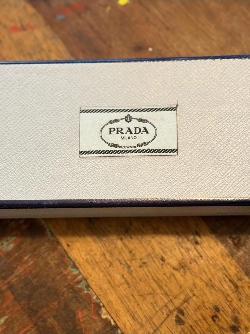 Prada Green & Orange Tropical Silk Skinny Scarf